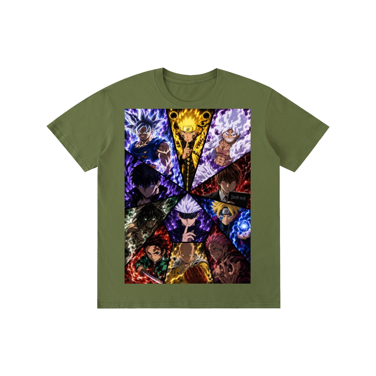 Dragonball,Naruto,JJK,Onepiece,Baruto