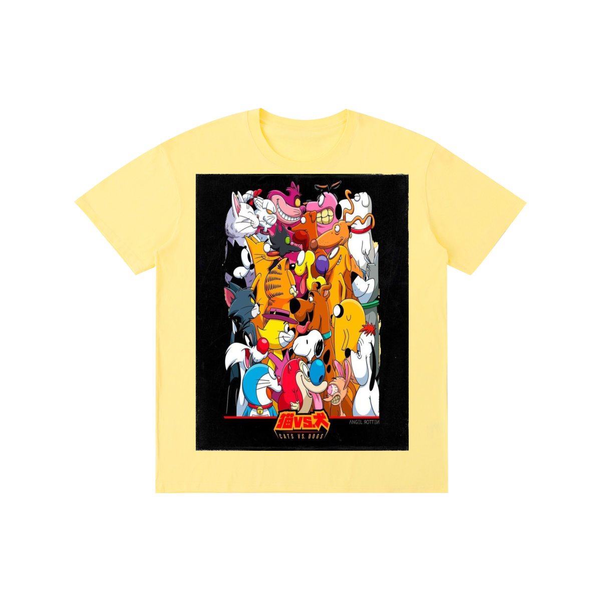 Topcat,garfield,scooby,snoopy,droopy,tomcat