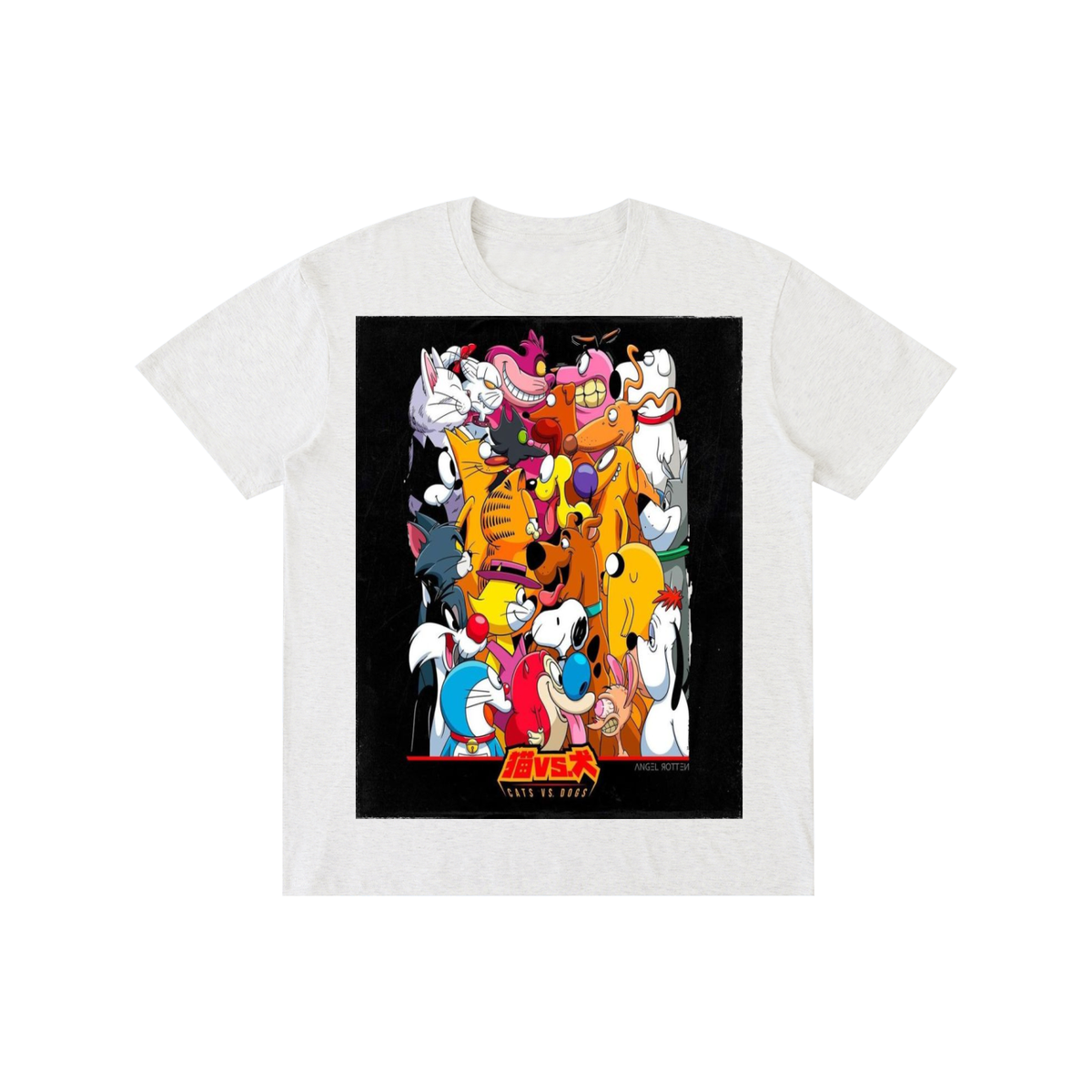 Topcat,garfield,scooby,snoopy,droopy,tomcat