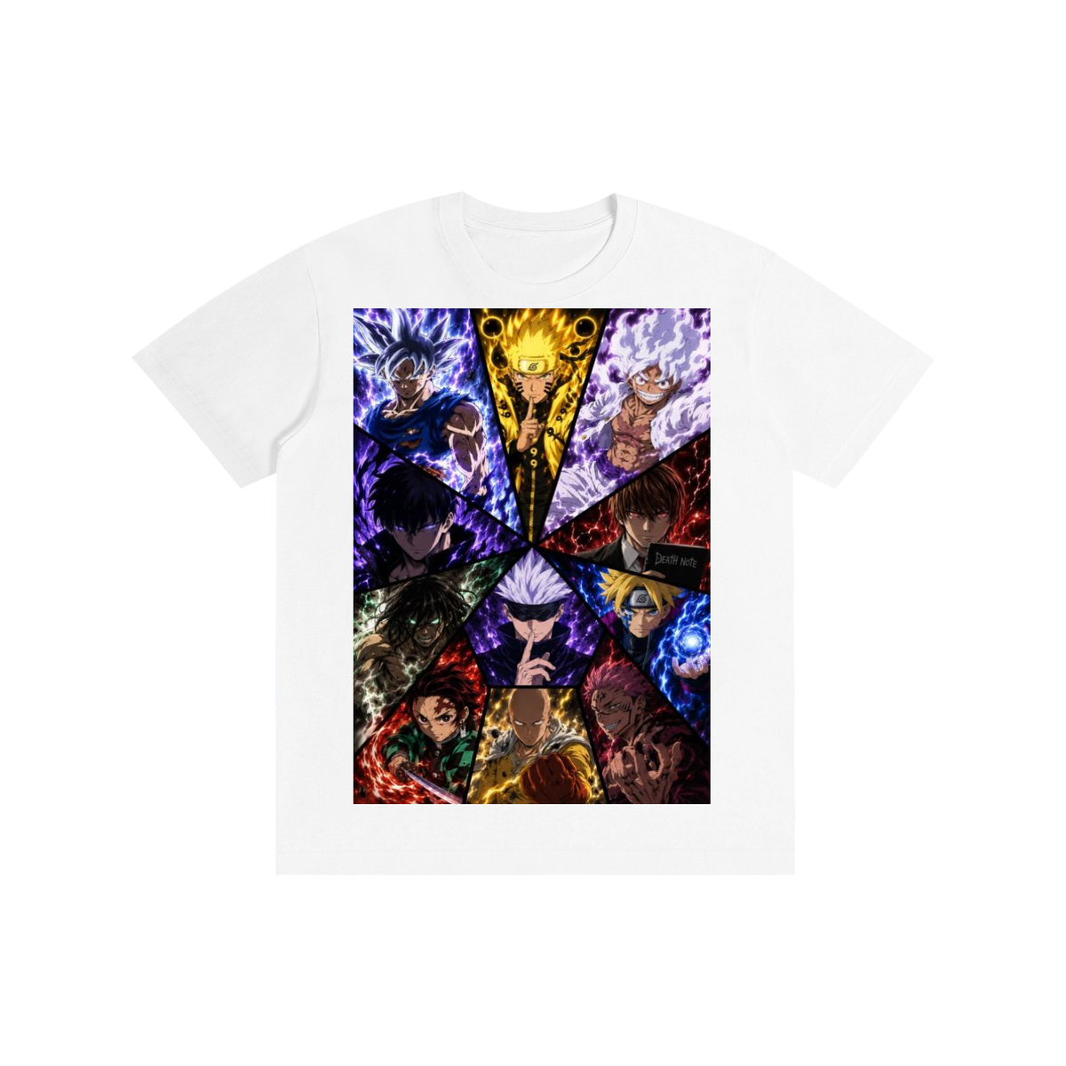 Dragonball,Naruto,JJK,Onepiece,Baruto