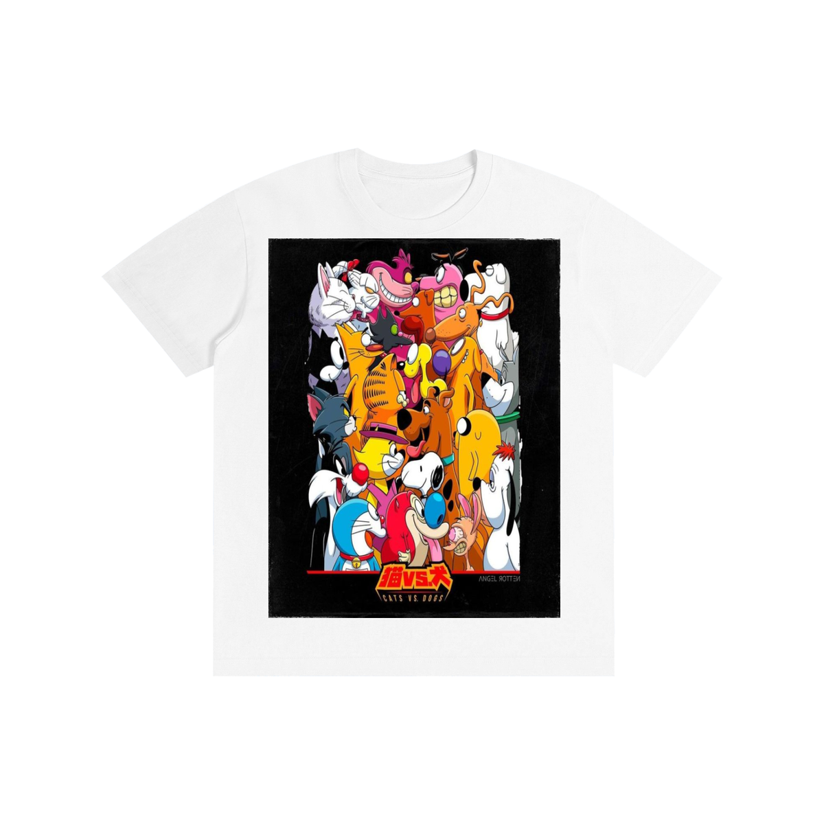 Topcat,garfield,scooby,snoopy,droopy,tomcat