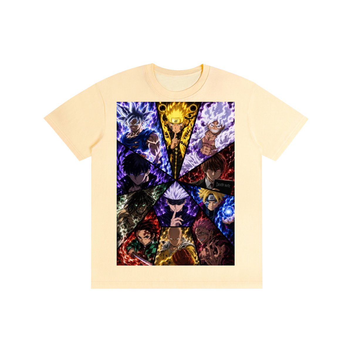 Dragonball,Naruto,JJK,Onepiece,Baruto