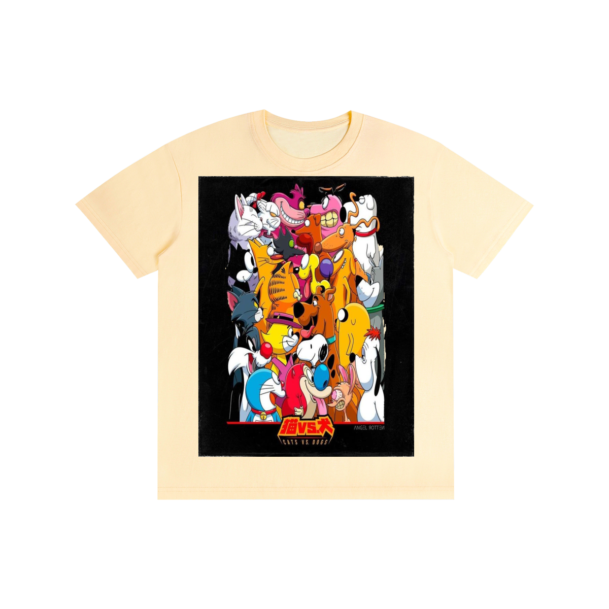 Topcat,garfield,scooby,snoopy,droopy,tomcat